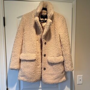 J. Crew Cream Sherpa Jacket